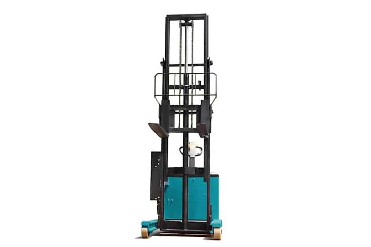 1.5 Tons Compact Portable Full Electric Reach Truck Forklift Warehouse Narrow Isle Side Sit-on Forklift