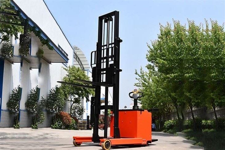1.5 Tons Compact Portable Full Electric Reach Truck Forklift Warehouse Narrow Isle Side Sit-on Forklift